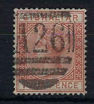 Image of Gibraltar SG 12 FU British Commonwealth Stamp